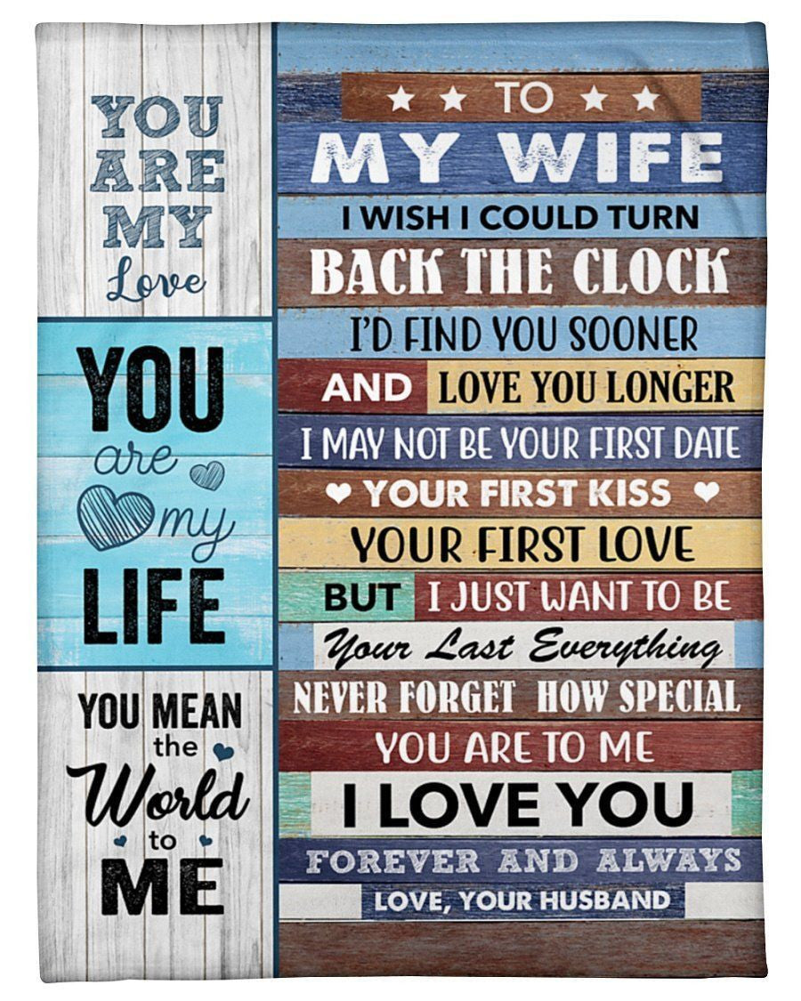 To My Wife You Are My Love SeaFleece Blanket Shepra Blanket