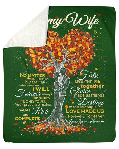 Love Made Us Forever And Together Great Gift For Wife Fleece Blanket