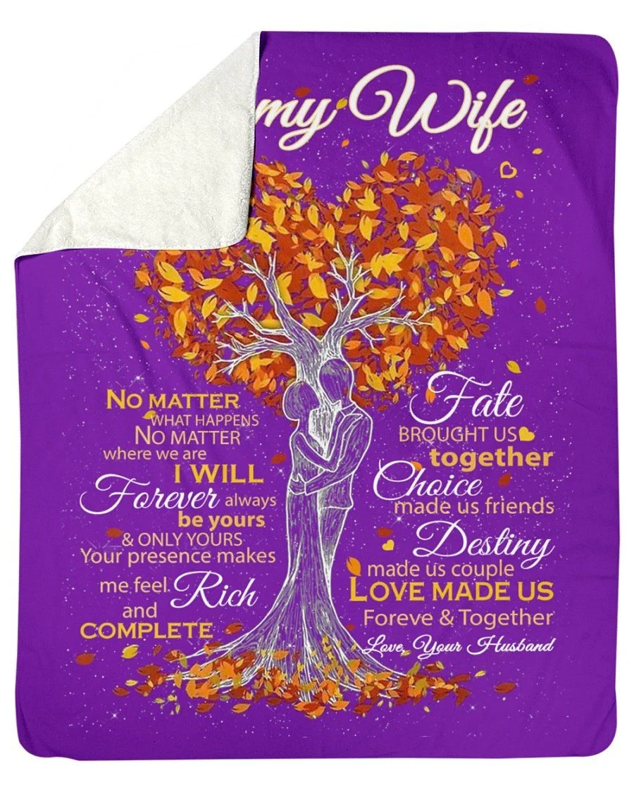 Love Made Us Forever And Together Great Gift For Wife Fleece Blanket