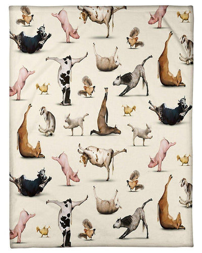 Funny Postures Animals Gift For KidsFleece Blanket Shepra Blanket