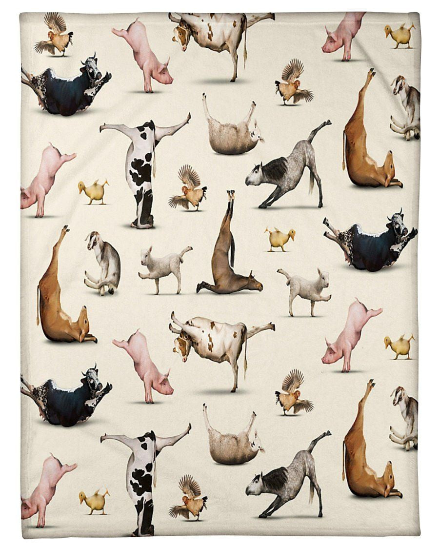 Funny Postures Animals Gift For KidsFleece Blanket Shepra Blanket
