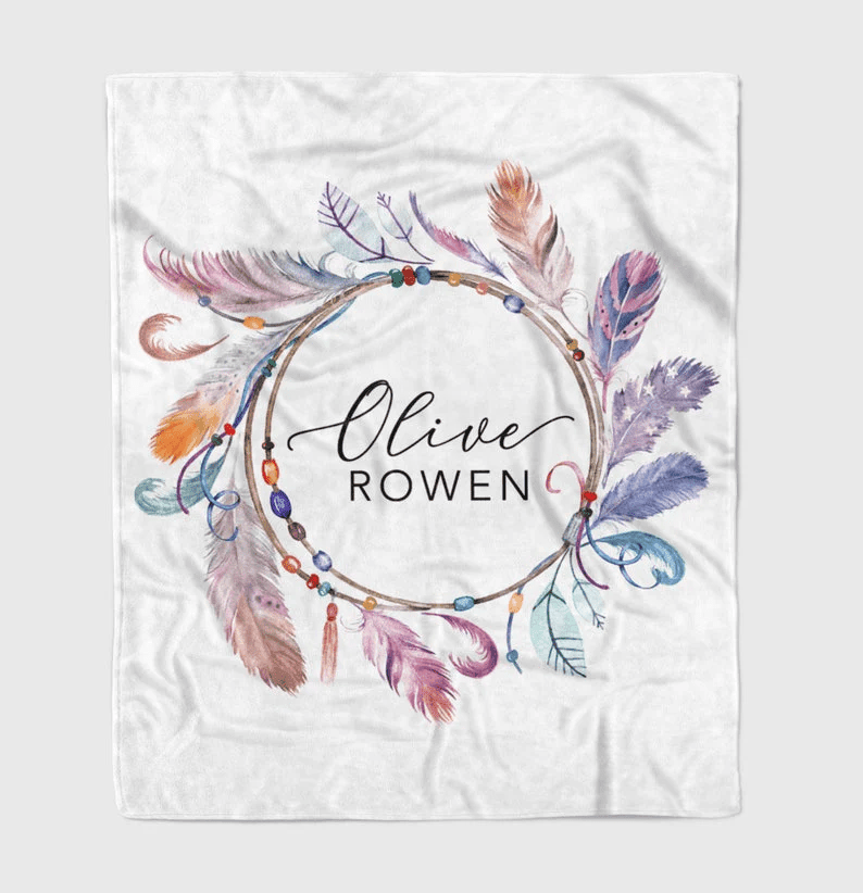 Personalized Baby Blanket Baby Name Blanket Custom Baby Blanket Minky Baby Blanket Baby Boy Girl Blanket Baby Gift