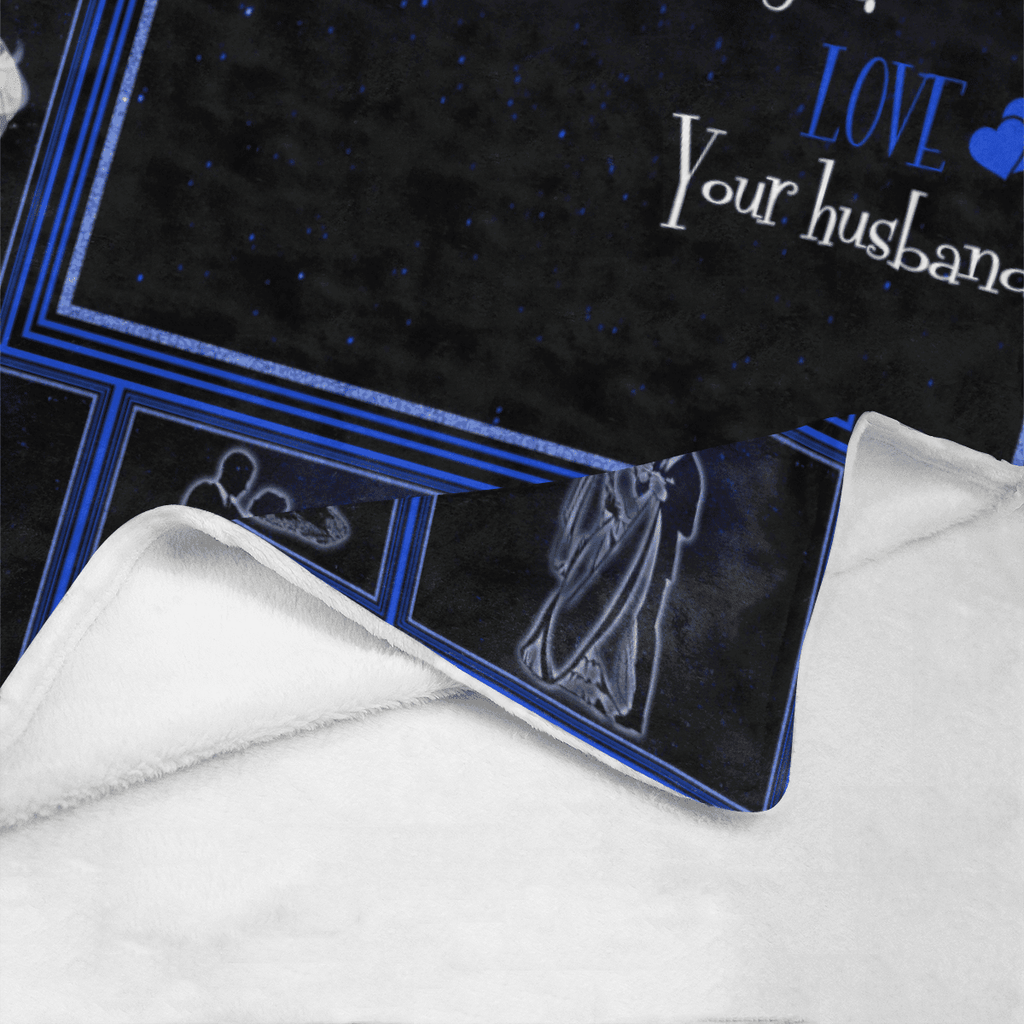 Dear Wife Thank For Being My Life Rings Fleece Blanket