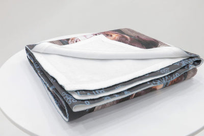 To My Wife Blanket I Didn't Marry You So I Could Live With You Wolf Couples Personalized Gift For Wife