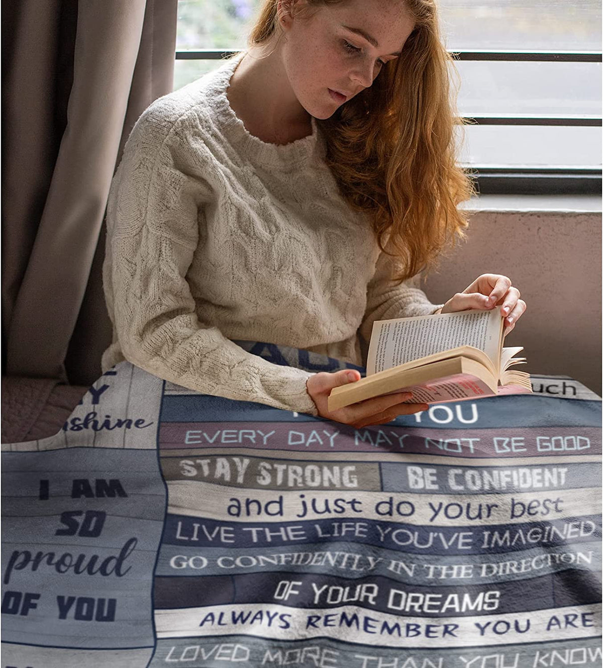 To My Daughter Never Forget That I Love You Blanket Gift for Daughter You Are My Sunshine Throw Blanket