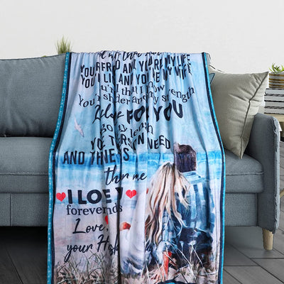 To My Wife Blanket You're so Special Gift for Wife Anniversary Wedding Gift