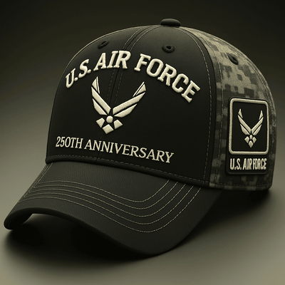 U.S. Marines 250th Anniversary Tribute Embroidered 3D Cap - Gift for Him