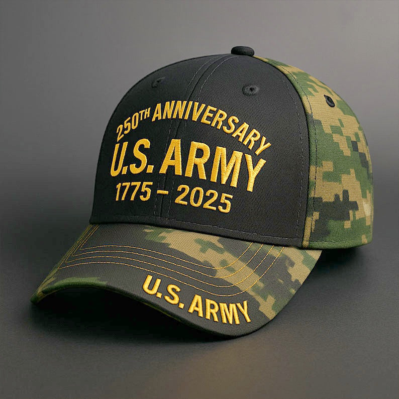 Limited 250 Anniversary ARMY Edition Tribute Hat, Gift for Husband & Dad