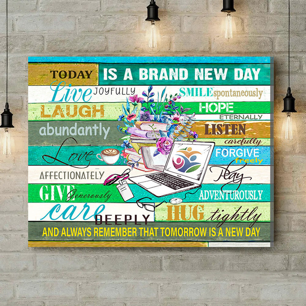 Office Sign, Office Desk Decor, Office Space Sign, Coworker Gift Nurse Today Is Canvas Print Office Decor