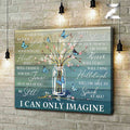Personalized Name Housewarming Gifts Surrounded By Your Glory Butterfly Customized Memorial Decor Canvas Print