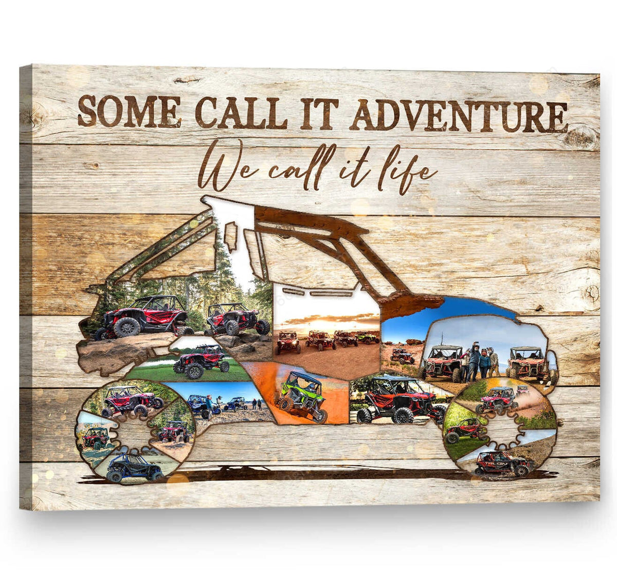 Customized Honda Talon Photo Collage Canvas Birthday Gift, Family Gift Ideas Personalized Canvas Print Frames