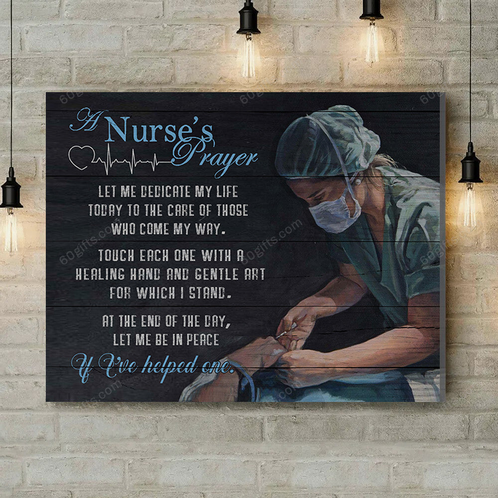Office Sign, Office Desk Decor, Office Space Sign, Coworker Gift Nurse Let Me Canvas Print Office Decor