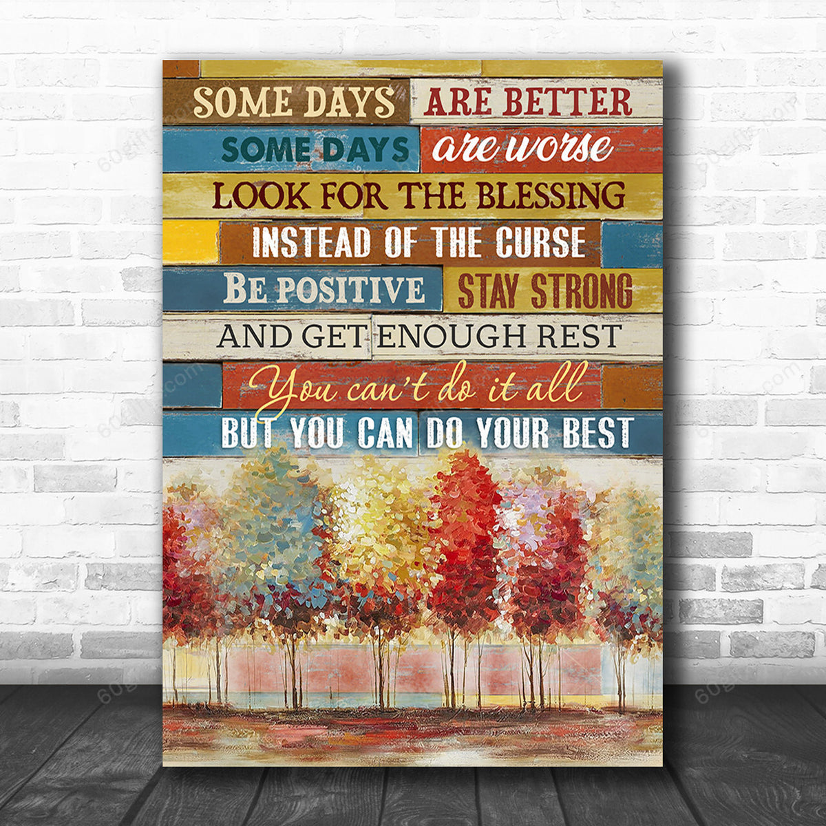Office Sign, Office Desk Decor, Office Space Sign, Coworker Gift Social Worker Some Days Canvas Print Office Decor