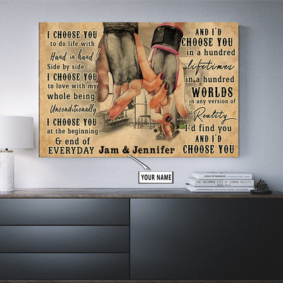 Personalized Home Gym Decor Couple Lovers Canvas Print Frames Canvas Print Frames Painting