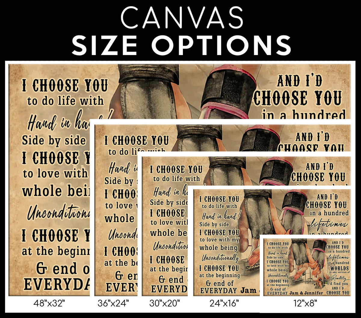 Personalized Home Gym Decor Couple Lovers Canvas Print Frames Canvas Print Frames Painting