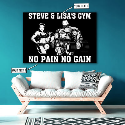 Personalized Couple Photo Home Gym Canvas Print Frames Canvas Print Frames Painting