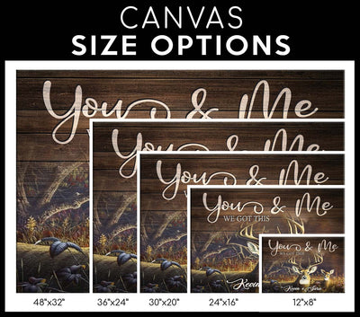 Deer Couple Hunting Deer Lovers Canvas Print Frames Canvas Print Frames Painting