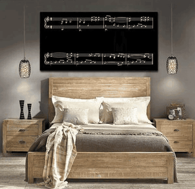 PERSONALIZED Black And White Custom Wedding Song Lyrics On Canvas - Ready To Hang, Home Decor Wall Art Gift Ideas, Valentine's Day Gift, Occasional Gifts Idea For Her/ Him