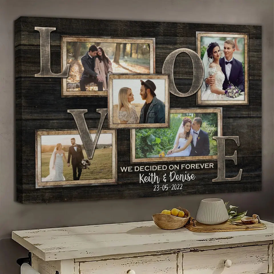 Personalized Canvas Prints, Custom Photo, Couple Gift Ideas, Wedding Gift Ideas For Couple Canvas
