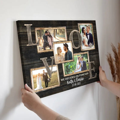 Personalized Canvas Prints, Custom Photo, Couple Gift Ideas, Wedding Gift Ideas For Couple Canvas