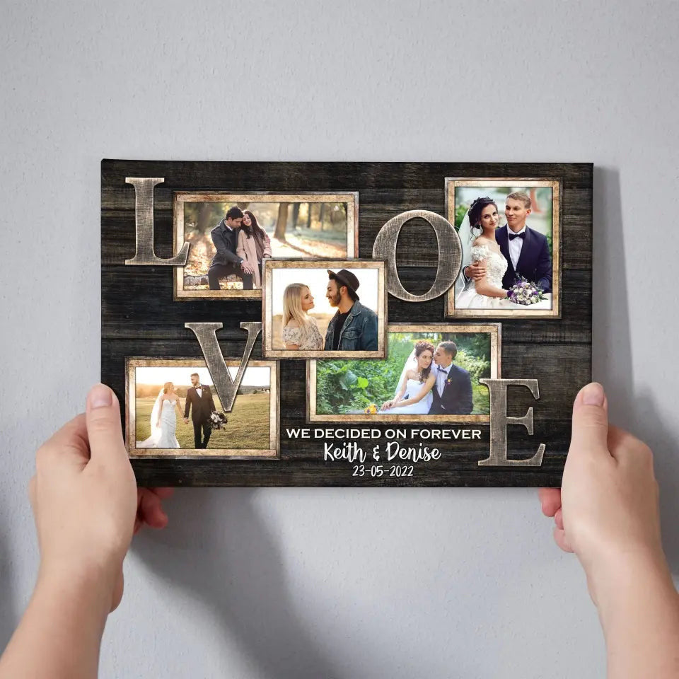Personalized Canvas Prints, Custom Photo, Couple Gift Ideas, Wedding Gift Ideas For Couple Canvas