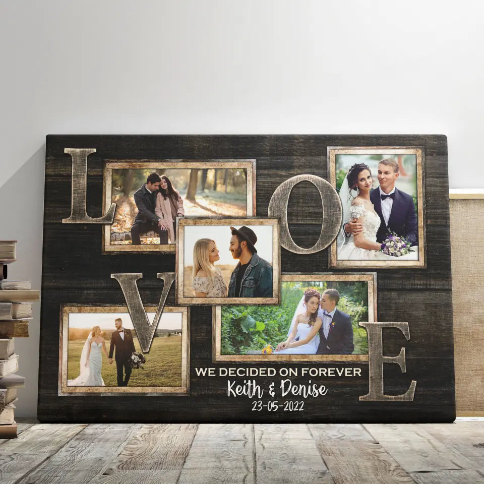 Personalized Canvas Prints, Custom Photo, Couple Gift Ideas, Wedding Gift Ideas For Couple Canvas