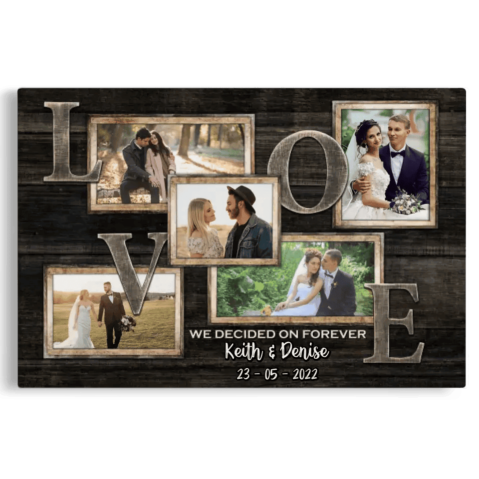 Personalized Canvas Prints, Custom Photo, Couple Gift Ideas, Wedding Gift Ideas For Couple Canvas