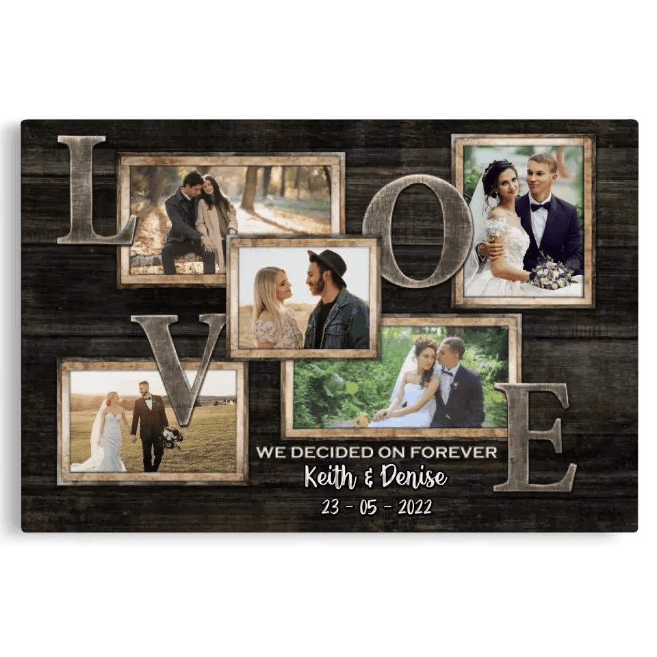Personalized Canvas Prints, Custom Photo, Couple Gift Ideas, Wedding Gift Ideas For Couple Canvas