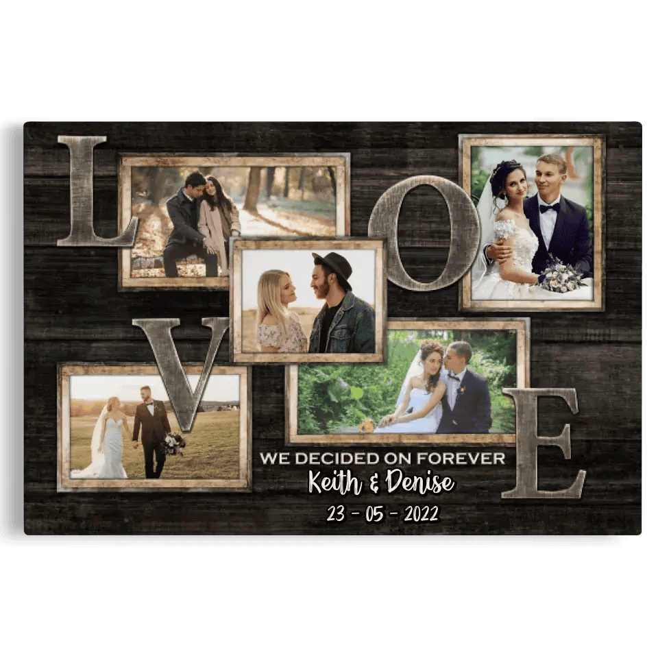 Personalized Canvas Prints, Custom Photo, Couple Gift Ideas, Wedding Gift Ideas For Couple Canvas