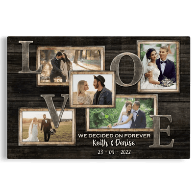 Personalized Canvas Prints, Custom Photo, Couple Gift Ideas, Wedding Gift Ideas For Couple Canvas