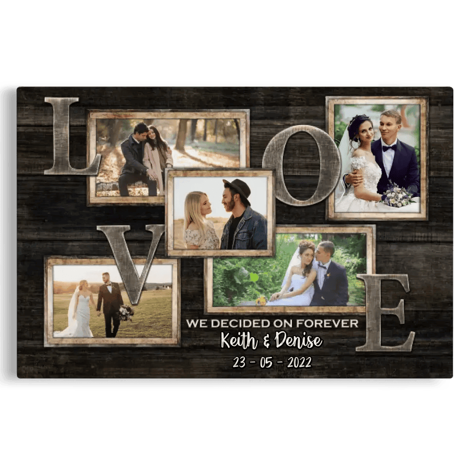 Personalized Canvas Prints, Custom Photo, Couple Gift Ideas, Wedding Gift Ideas For Couple Canvas