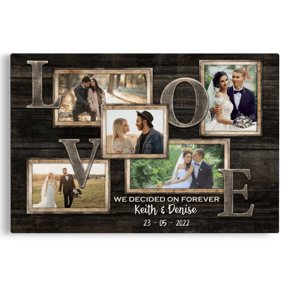 Personalized Canvas Prints, Custom Photo, Couple Gift Ideas, Wedding Gift Ideas For Couple Canvas