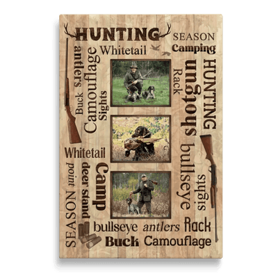 Personalized Canvas Prints, Custom Photo, Best Deer Hunter Gifts, Hunting Gifts, Gifts For Husband, For Dad, For Boyfriend Canvas