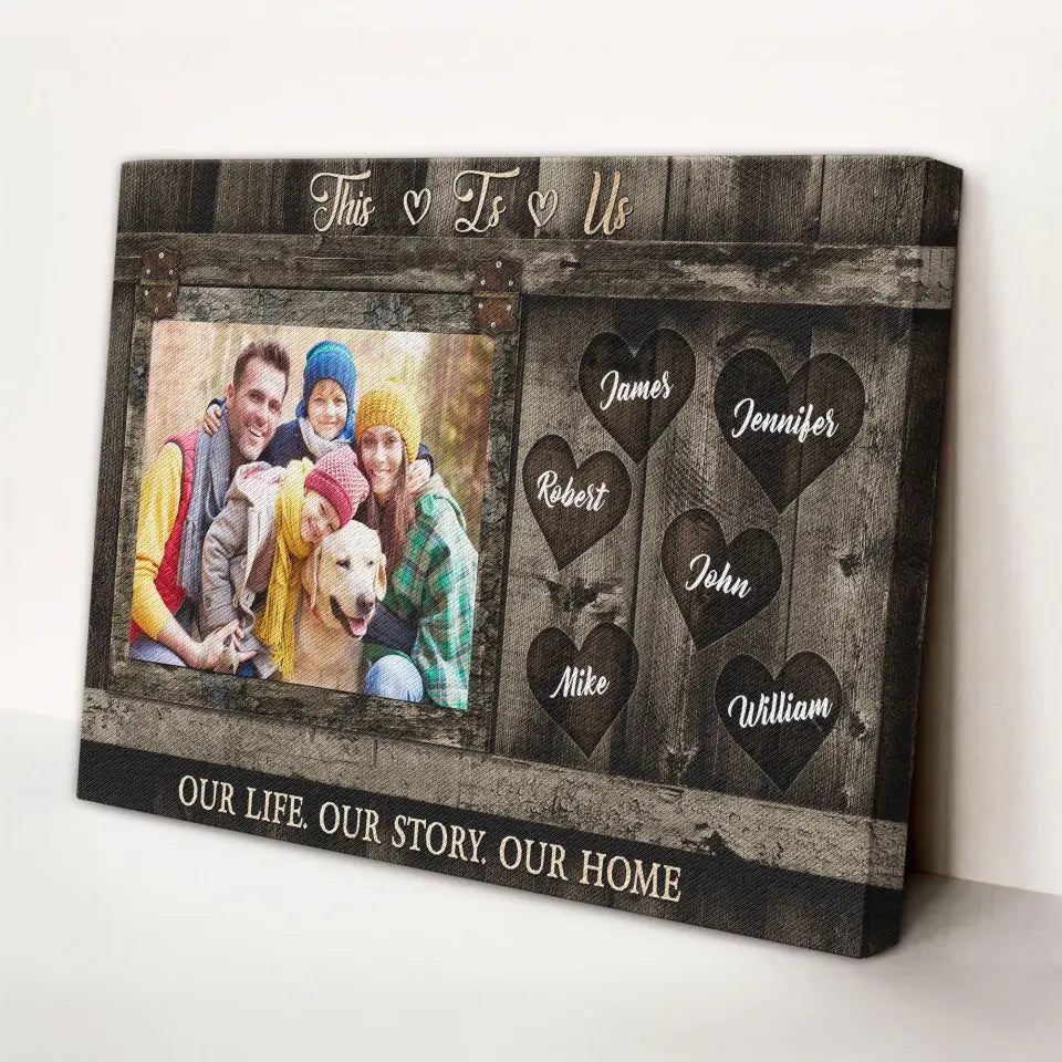 Customized Memorial Family Photo Gifts Canvas
