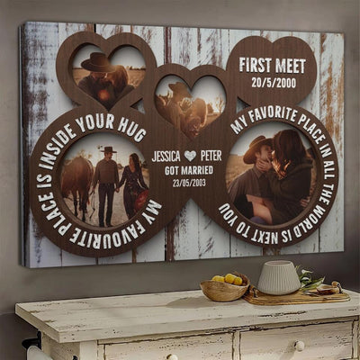 Canvas Prints From Photos, Personalized Canvas, Personalized Wedding Gifts, Marriage Gifts For Couple, Wedding Gifts Canvas