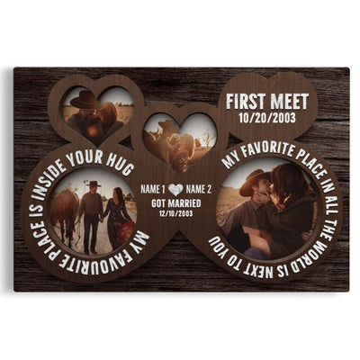 Canvas Prints From Photos, Personalized Canvas, Personalized Wedding Gifts, Marriage Gifts For Couple, Wedding Gifts Canvas