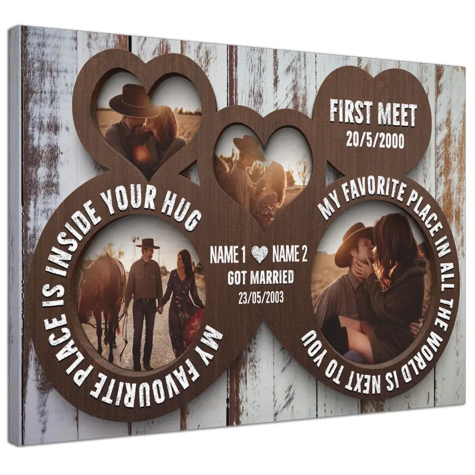Canvas Prints From Photos, Personalized Canvas, Personalized Wedding Gifts, Marriage Gifts For Couple, Wedding Gifts Canvas