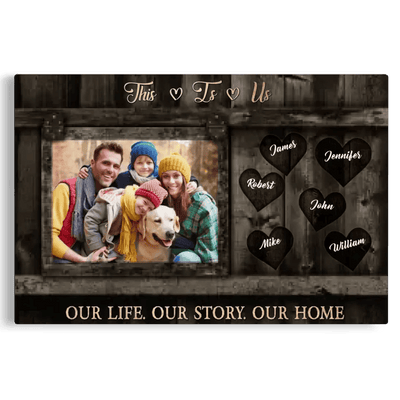 Personalized Photo Gifts For Family Canvas