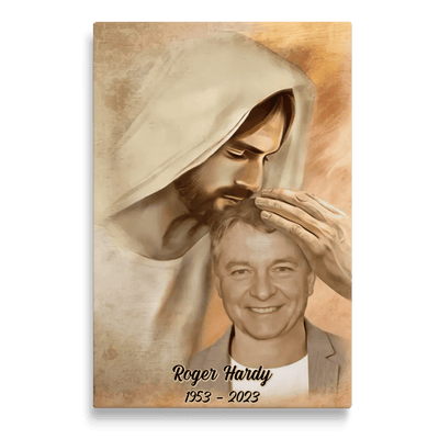 Custom Memory Gift For Loss Memory Keepsake Frame Safe In The Arms Of Jesus Canvas