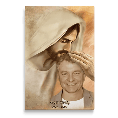 Custom Memory Gift For Loss Memory Keepsake Frame Safe In The Arms Of Jesus Canvas