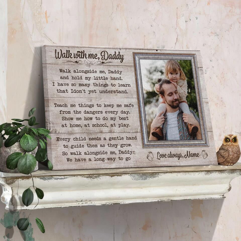 Canvas Prints From Photos, Personalized Canvas, Dad Day Gifts, Father's Day Gift Canvas