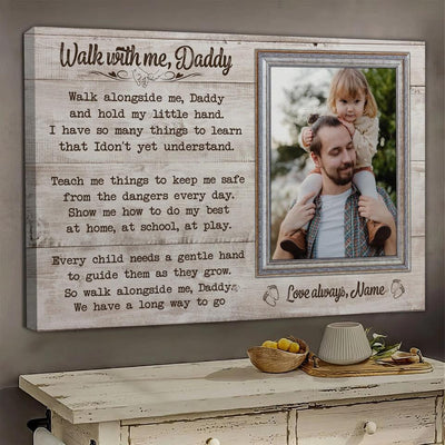 Canvas Prints From Photos, Personalized Canvas, Dad Day Gifts, Father's Day Gift Canvas