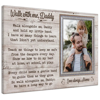 Canvas Prints From Photos, Personalized Canvas, Dad Day Gifts, Father's Day Gift Canvas
