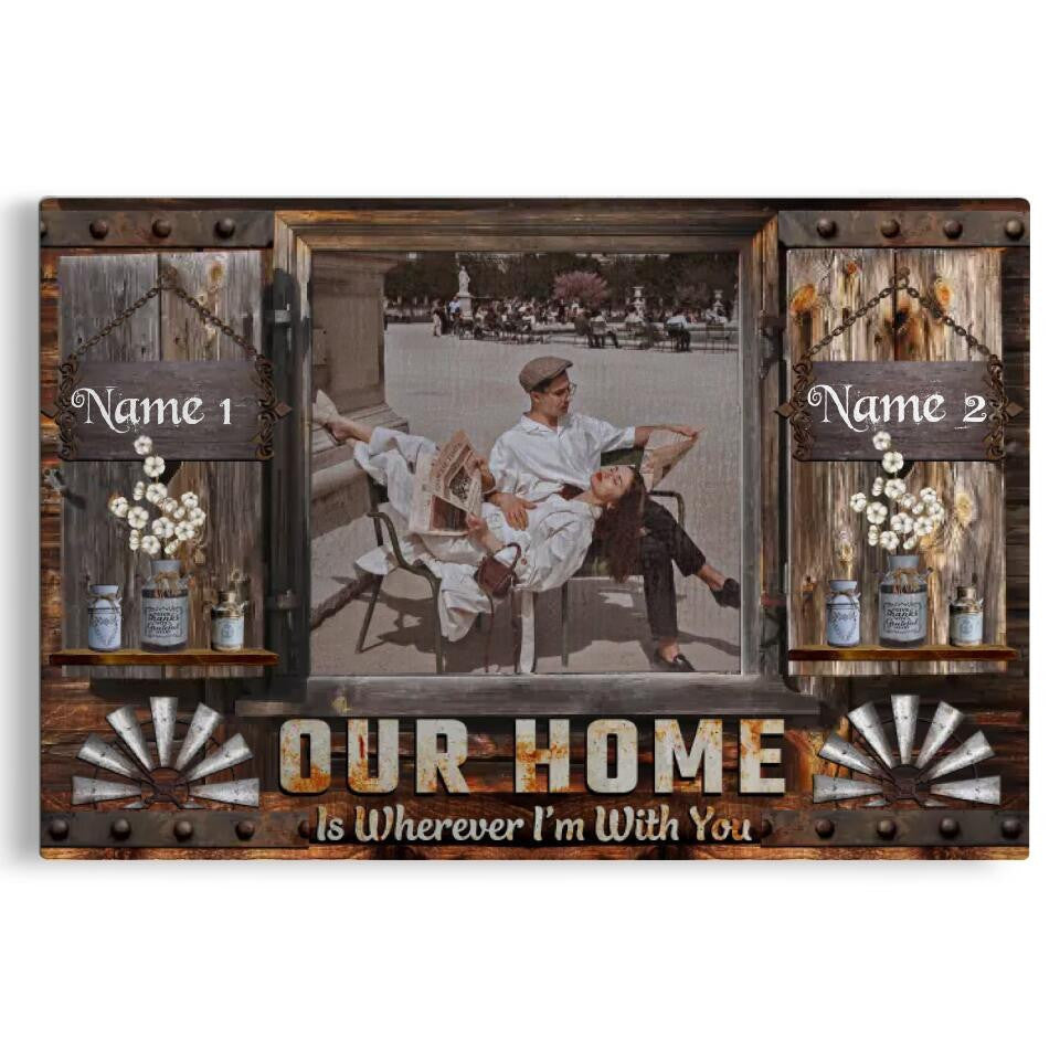 Canvas Prints From Photos, Personalized Canvas, Gift For Couple, Gifts For Newlyweds Canvas