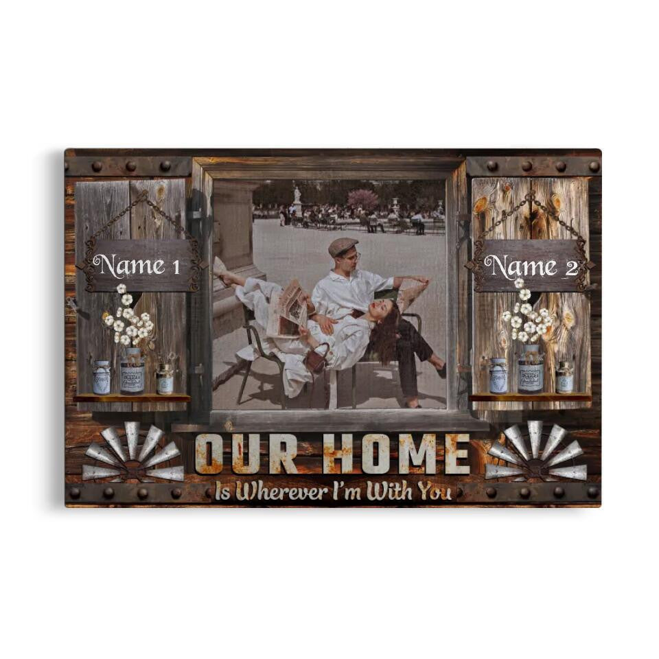 Canvas Prints From Photos, Personalized Canvas, Gift For Couple, Gifts For Newlyweds Canvas