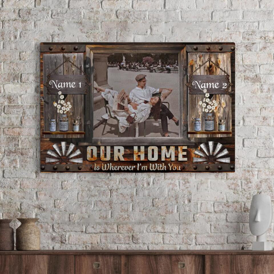 Canvas Prints From Photos, Personalized Canvas, Gift For Couple, Gifts For Newlyweds Canvas
