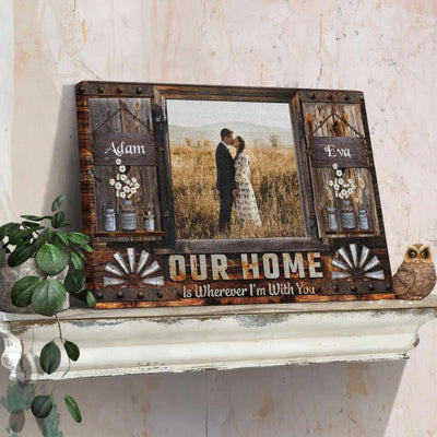 Canvas Prints From Photos, Personalized Canvas, Gift For Couple, Gifts For Newlyweds Canvas