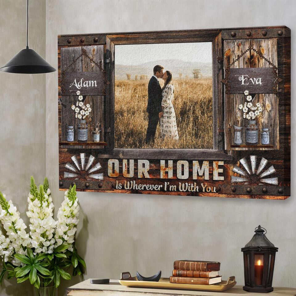 Canvas Prints From Photos, Personalized Canvas, Gift For Couple, Gifts For Newlyweds Canvas