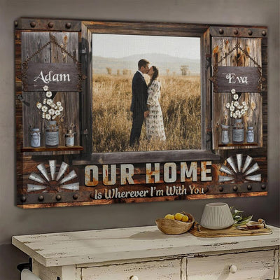 Canvas Prints From Photos, Personalized Canvas, Gift For Couple, Gifts For Newlyweds Canvas