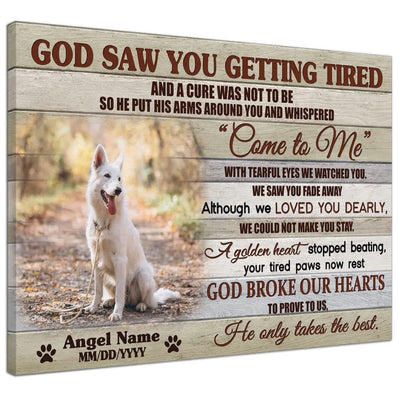 Custom Canvas Prints Memorial Pet Photo Canvas